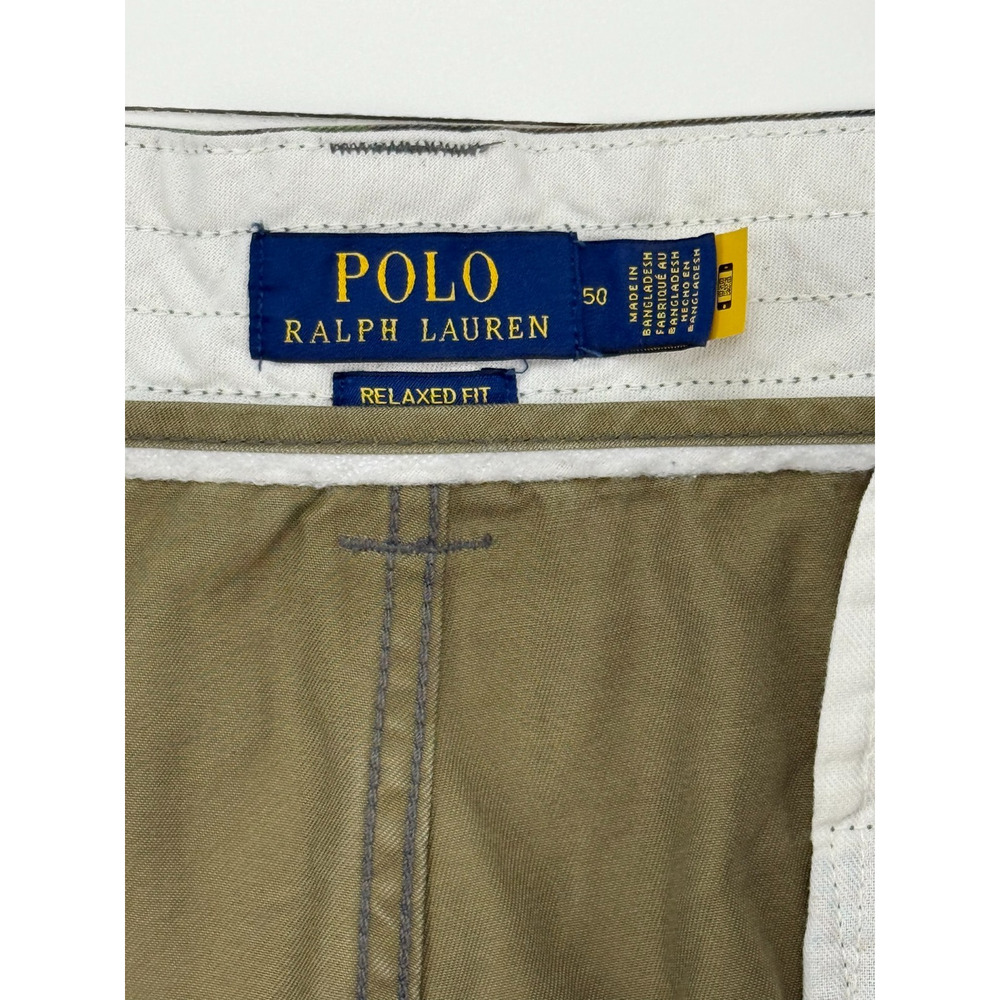 Polo Ralph Lauren Mens Cargo Shorts Size 50 Camouflage Camo Relaxed Chino - Picture 2 of 9